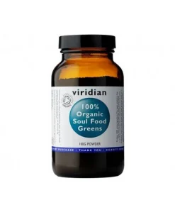 100% ORGANIC SOUL FOOD GREENS 100, 100% ALIMENTATION SOUL BIO VERTS 100, Viridian