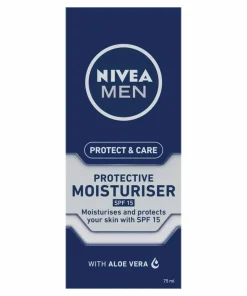 NIVEA Men Protect & Care Protective Moisturiser Aloe Vera SPF15 75mL