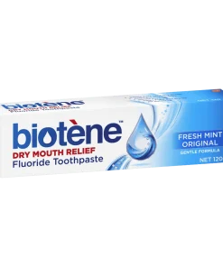 Biotene Dry Mouth Relief Fluoride Toothpaste 120g – Fresh Mint Original