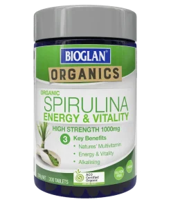 Bioglan Organic Spirulina 200 Tablets