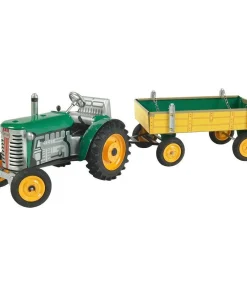 Kovap ZETOR tractor with flatbed green, Tracteur Kovap ZETOR avec plateau vert, Kovap