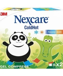 Nexcare ColdHot HappyKids, warm-cold gel wraps, 2