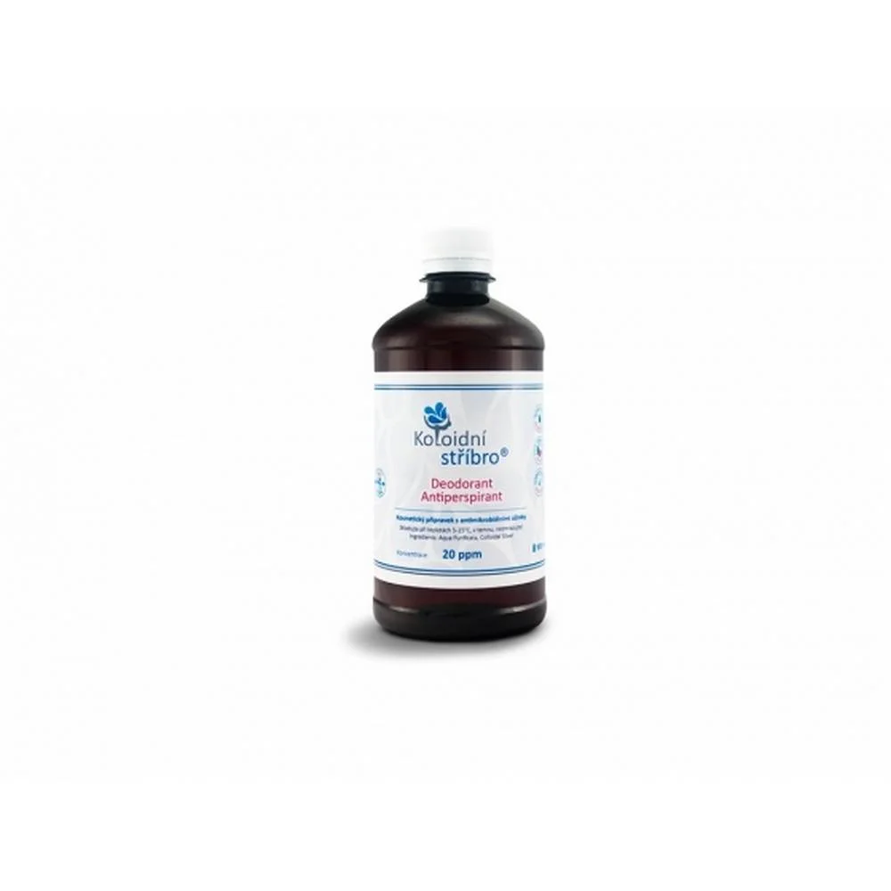 Petr Gargulák Colloidal silver spray 500 ml Deodorant Antiperspirant 20 ppm, Petr Gargulák Spray d’argent colloïdal 500 ml Déodorant Antisudorifique 20 ppm, Petr Gargulák