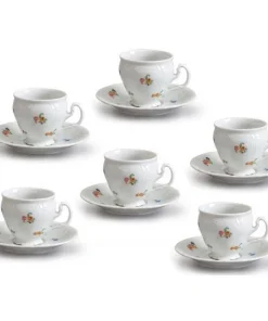 Set of tea cups and saucers (140) Bernadotte 0528000