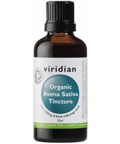 VIRIDIAN AVENA SATIVA TINCTURE ORGANIC OVES SETÝ 50, ENSEMBLE DE FOURS BIOLOGIQUES VIRIDIAN AVENA SATIVA TINCTUREÝ 50, Viridian